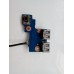 BA92-08350A Плата кнопки включения+USB разъемы от Samsung